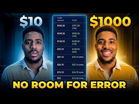 From $10 to $1,000 — No Room for Error (Pocket Option)