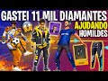 GASTEI 11 MIL DIAMANTES NA CONTA DO INSCRITO HUMILDE FREE FIRE🔥GEMANDO CONTA HUMILDE NO FREE FIRE!