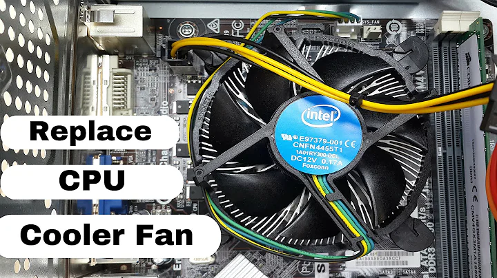 How to Remove and Install the CPU Cooler Fan on Your PC