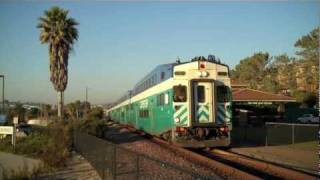 Amtrak And Coaster Trains In Solana Beach & Del Mar - 101211