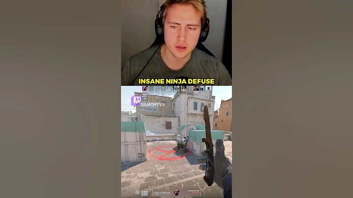 CS2 - Insane Ninja Defuse #cs2 #cs2clips #counterstrike