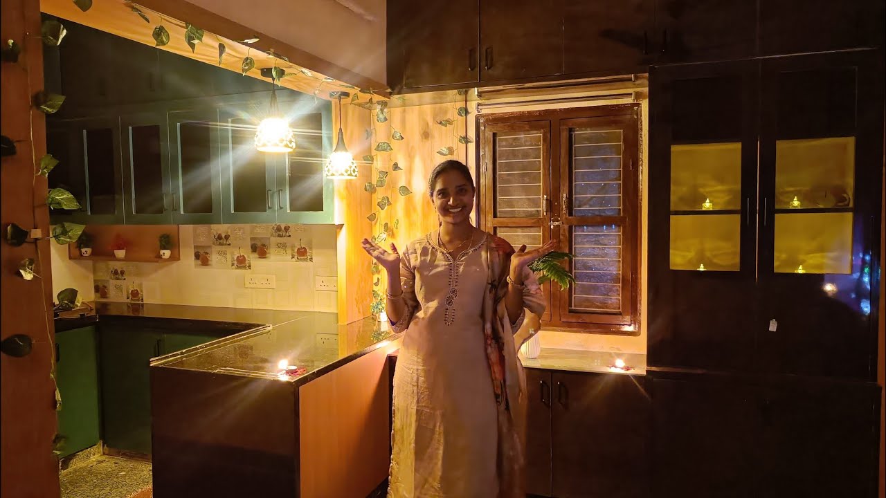 కొత్త ఇంట్లో మొదటి దీపావళి పండుగ||ఉన్నవాటితో సింపుల్ గా ఇలా దీపావళికి decorate చేసుకున్నాను.