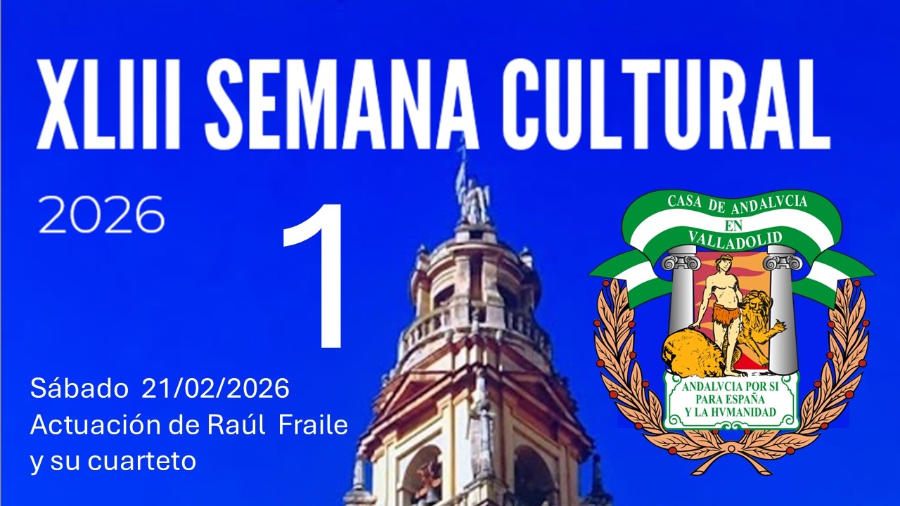 Inauguración de la Semana Cultural 2026. Actuacion de Raul Fraile.
