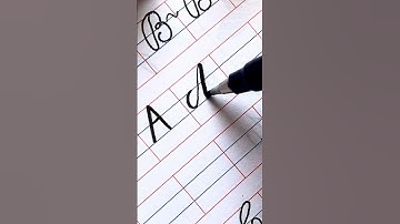 A      || Comment your name..|| #viral  #cursive #cursive-handwriting #shorts