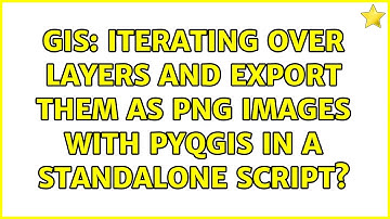 GIS: Iterating over layers and export them as PNG images with PyQGIS in a standalone script?