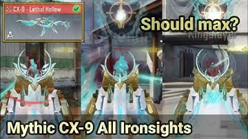 ALL Mythic CX-9 Iron Sights To Find The Best