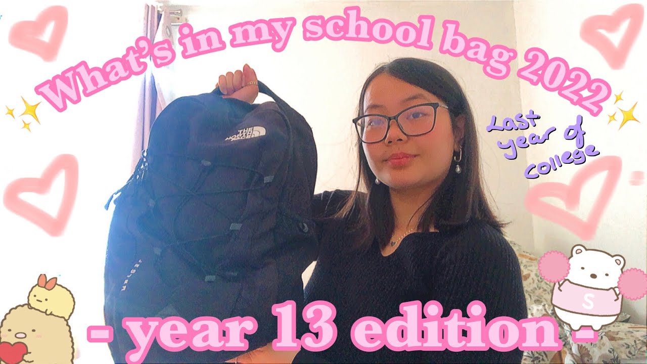 What's in my school bag 2022 *College/sixth form edition* - YouTube