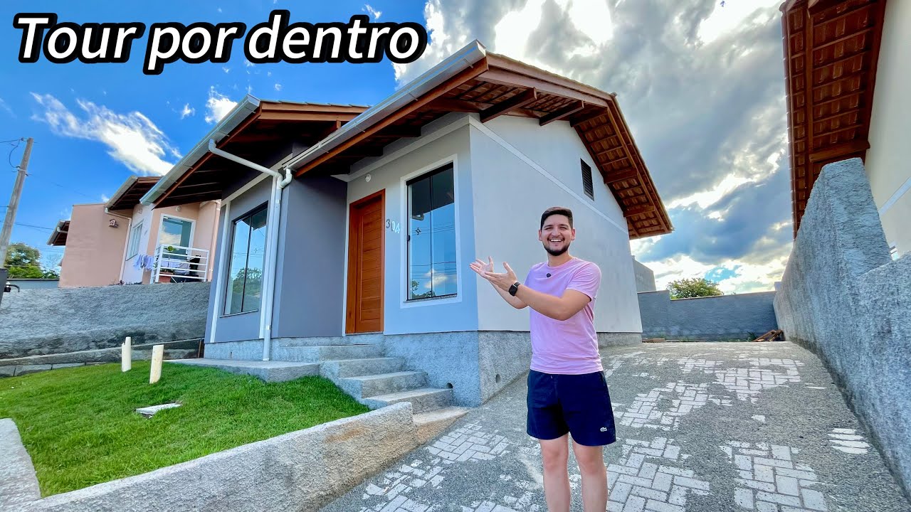 Tour por dentro da CASA PEQUENA MODERNA 🏡🥰✨