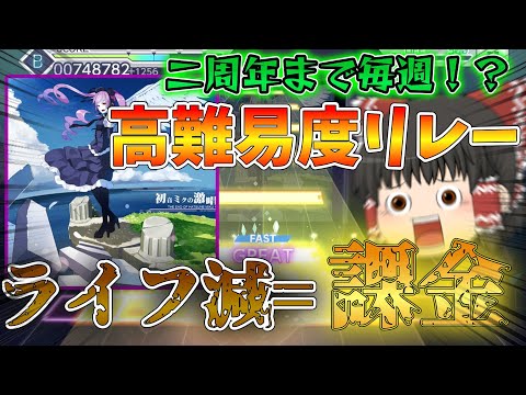 【プロセカ】2周年まで毎週高難易度！！初音ミクの激唱 [MASTER] をプレイして1ライフ1円課金するようです。【ゆっくり実況】1週目