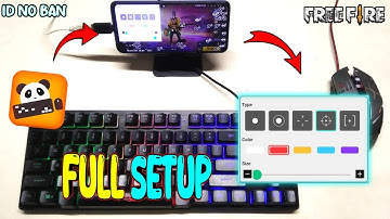 2024 Best*New*Apk | Panda Mouse Pro Full Setup Keyboard and Mouse In Mobile Free Fire 😱