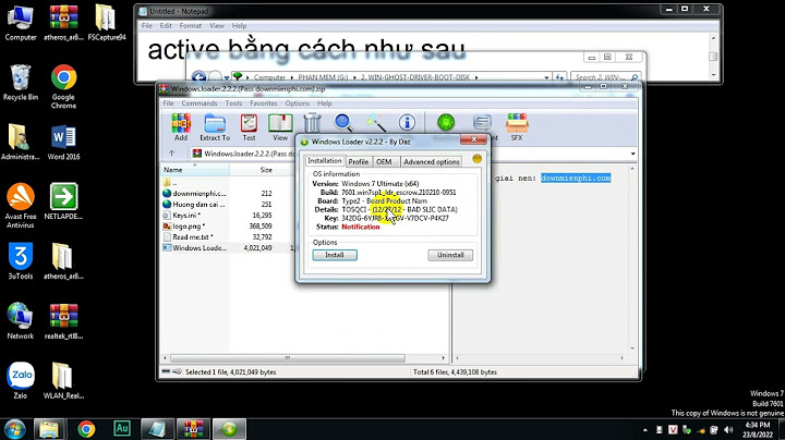 Hướng dẫn crack windows 7 bằng tay