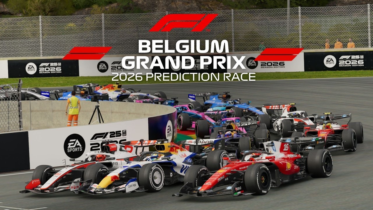 F1 2026 Belgium GP Prediction Race on the F1 Game 🇧🇪