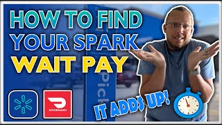 How to Find Your Spark WAIT PAY | Walmart Spark and Doordash Deliveries Ride Along POV