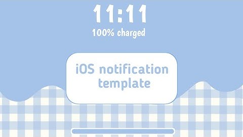5 aesthetic iOS notification intro templates *FREE*