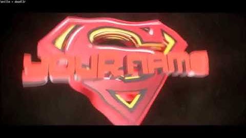 Superman 3D FREE Intro Blender, Cinema 4D & AE