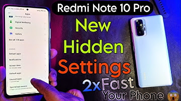 Redmi note 10 pro miui14 hidden setting, Redmi note 10 pro best hidden setting 2023, miui 2x faster