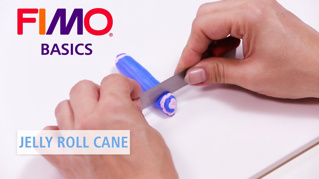 FIMO Jelly Roll Cane - FIMO BASICS Tutorial (english) 