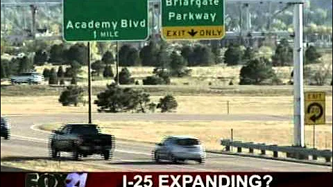 I-25 expansion in Colorado Springs