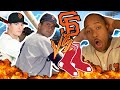 Like grandfather like grandson  giants vs red sox game 3 highlights fan reaction