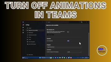 How to Turn Off Animations in Teams