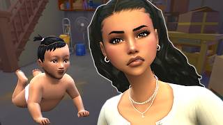 Can my teen sim raise her baby in secret? // Sims 4 Teen mum challenge // 2026 new let's play!