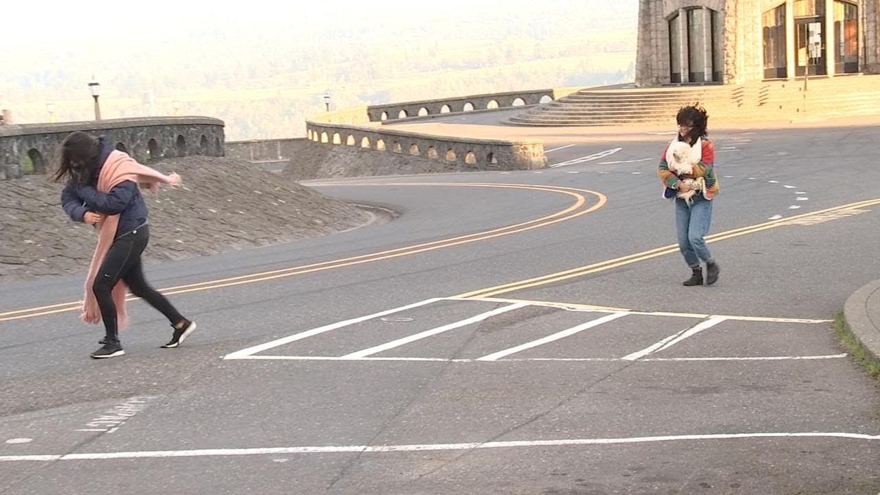 Strong winds in the Gorge cause power outages for hundreds