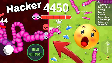 only pinky snake on snake io god mod menu on ePic gameplay/hack snake io gameplay.