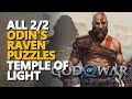 Temple of light odins raven god of war ragnarok all 22