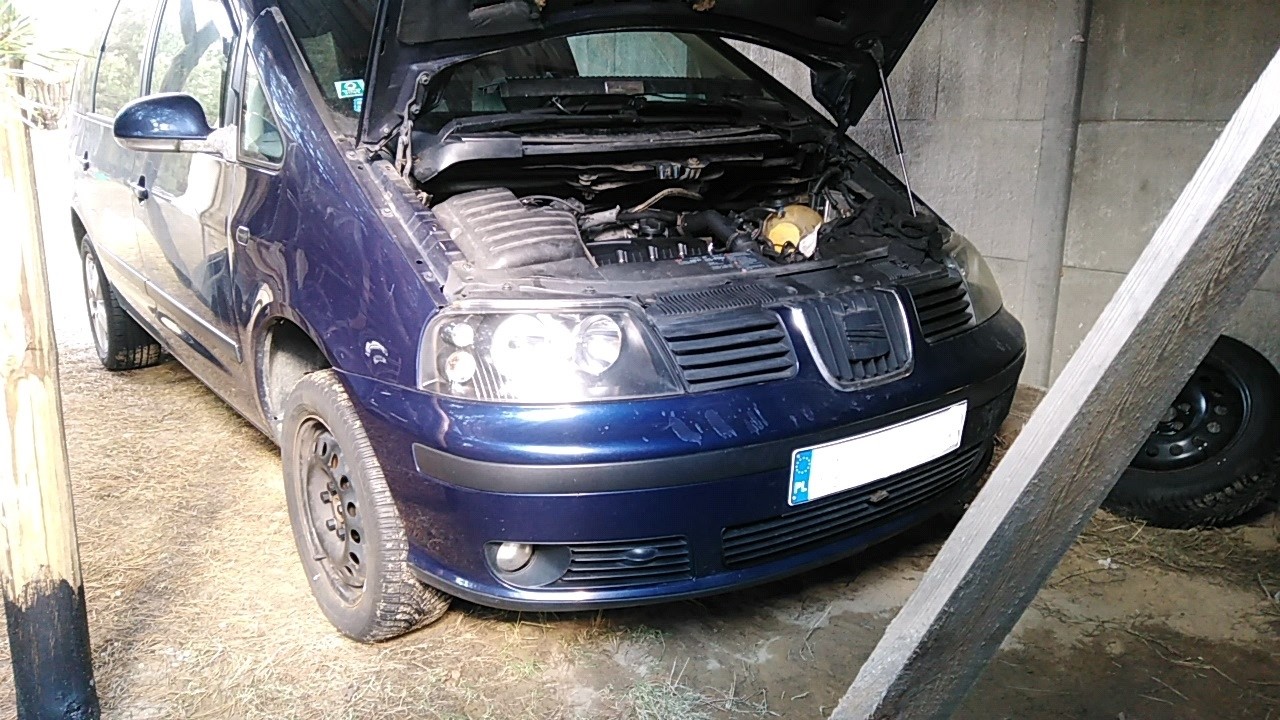 Odkręcanie amortyzatora Sharan Alhambra Galaxy