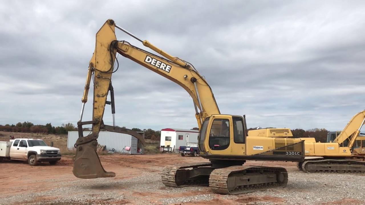 John Deere 330 LC Excavator W/ Hydraulic Thumb YouTube