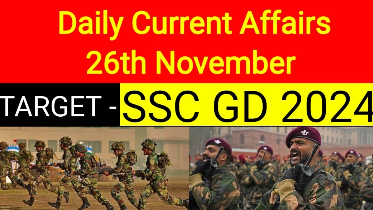 Target SSC GD 2024 Daily Current Affairs Class - YouTube
