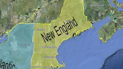 Google Earth and the 13 Colonies