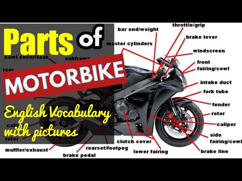 The Only Motorcycle - All Parts - Name List You Will Ever Need