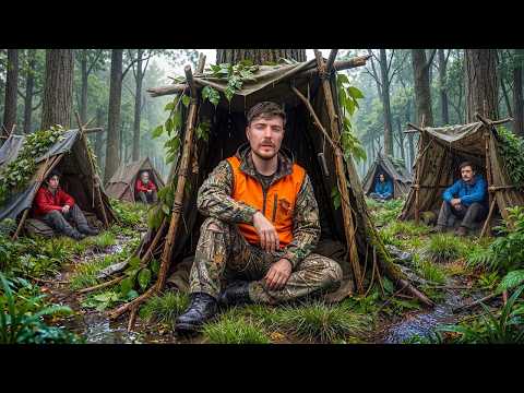 I Stranded 100 People In The Wilderness For $250,000 | Mr Beast Hindi | @MrBeast