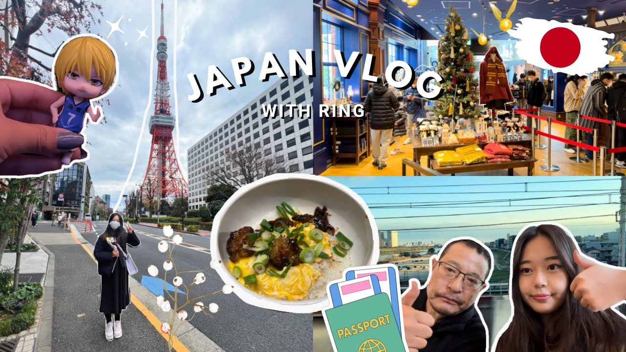 Japan Vlog 1 🇯🇵: Tokyo tower, Harry Potter subway and café, TeamLab Planets, Tokyo to Kyoto