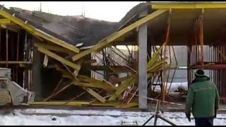 Опалубка рухнула видео Опалубка перекрытий
