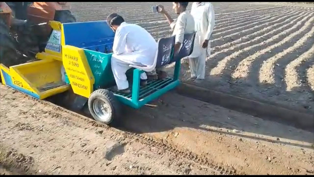 Garlic Planter Machine in Pakistan Bed Raised Garlic Seed planter
