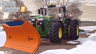 Dot Highway Snowplowing  8400r John Deere  Farming Simulator 2019