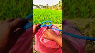 Really Easy Way To Tie A Sack, You Will Benefit 100%