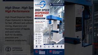 HSD H-1 Hydraulic Disperser | High Performance Industrial Mixer