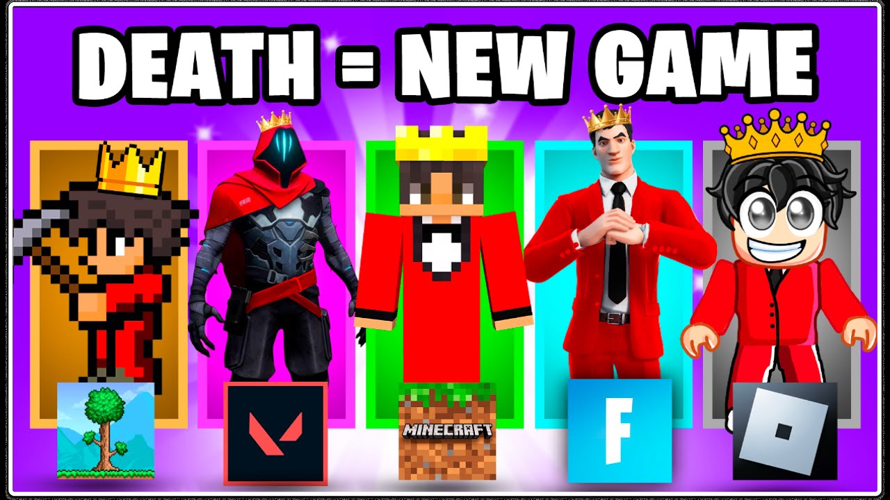 Minecraft, But If I Take Damage I Switch Games