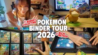 Pokémon Binder Tour 2026 | Michi Method & Custom Painted Cards | How I Refresh My Binder on a Budget