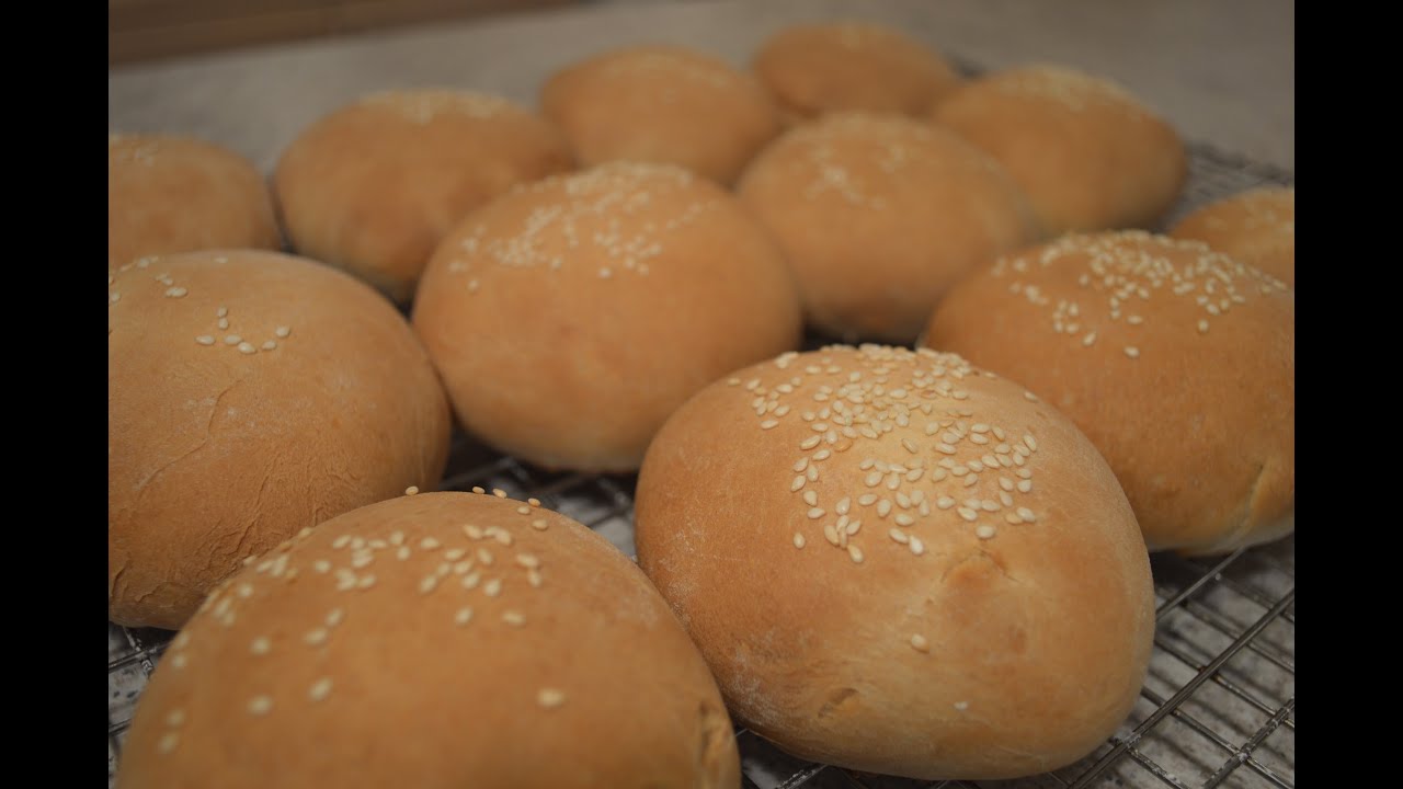 How to Bake Homemade Hamburger Buns Cooking with Kimberly YouTube
