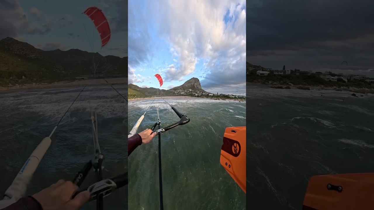 This loop was SCARY! #kiteboarding #gopro #kite