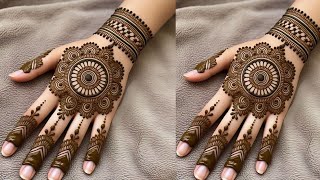 New Simple Mehndi Design Easy Back Hand Tikki Mehndi Design Mehndi Ki Design Mehndi