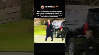 Donald Trump tells paparazzi that's elon musk's son #donaldtrump
