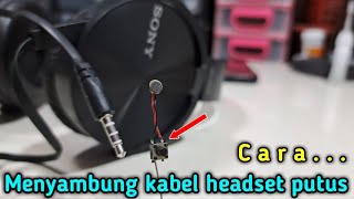 Download lagu HOW TO CONNECT A BROKEN SONY XB450 HEADSET CABLE #headset #headphones