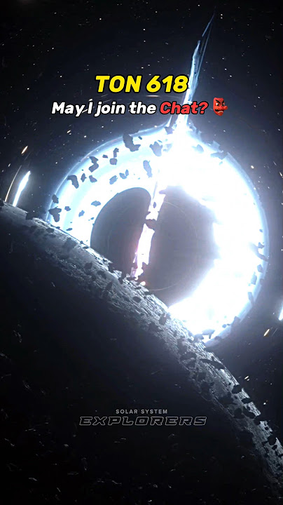 Sagittarius A* vs Messier 87 vs Ton 618 ☠️😱 #space #earth #universe