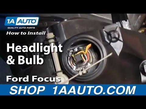 Change car headlight bulb ford focus #4