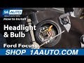 How to Replace Headlights Bulbs 2002-04 Ford Focus